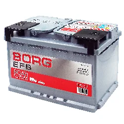Аккумулятор BORG EFB 80 Ач о.п. Фото 1
