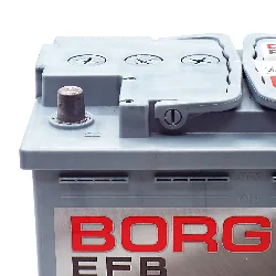 Аккумулятор BORG EFB 80 Ач о.п. Фото 1