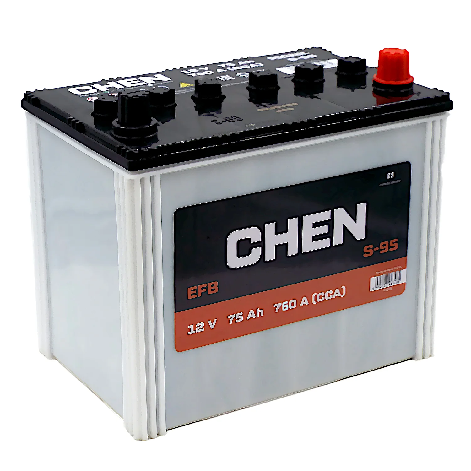 Аккумулятор CHEN EFB S-95 100D26L Asia 75 Ач о.п. (760A)
