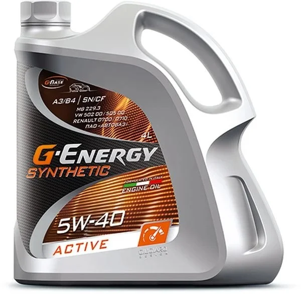 Масло моторное G-ENERGY Synthetic Active 5W-40, 4л Фото 1
