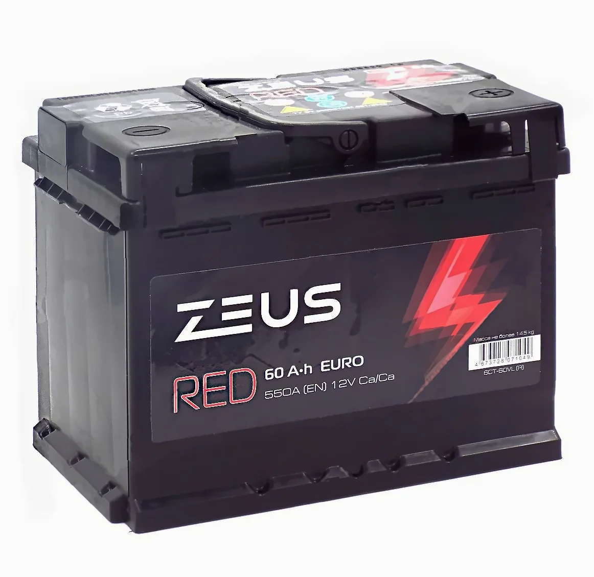 Аккумулятор ZEUS RED 60 Ач о.п.