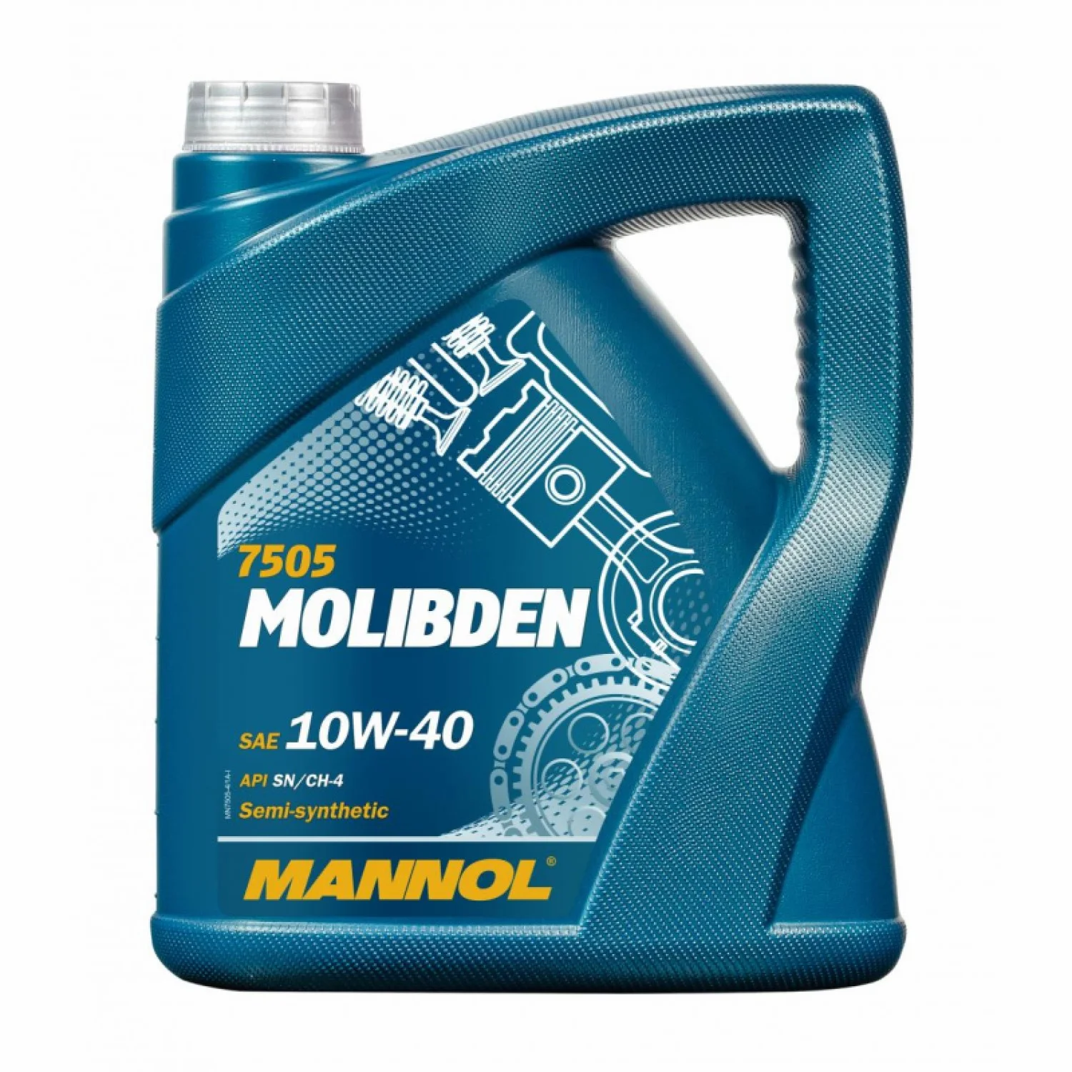 Масло моторное MANNOL Molibden Benzin 10W-40, 4л Фото 1