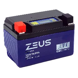 Аккумулятор ZEUS LITHIUM HLFP7A-DS 51.2Wh 4 Ач п.п. (тип YTX7A-BS) Фото 1