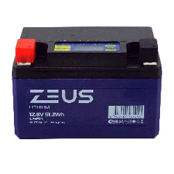 Аккумулятор ZEUS LITHIUM HLFP7A-DS 51.2Wh 4 Ач п.п. (тип YTX7A-BS) Фото 1