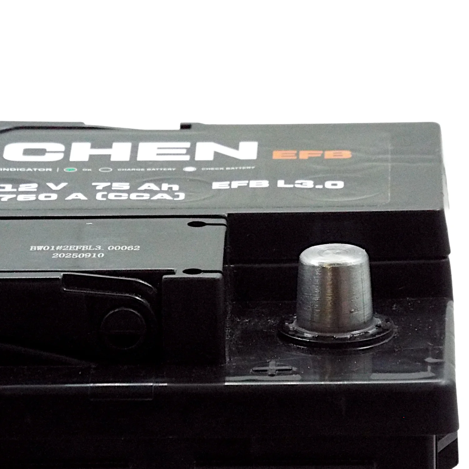 Аккумулятор CHEN EFB 75 Ач о.п. (760A) Фото 1