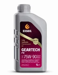 Масло трансмиссионное EXSOIL GEARTECH FE 75w90 GL-4/GL-5/MT-1 1л Фото 1