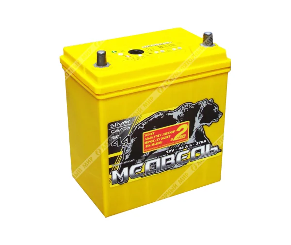 Аккумулятор Тюменский Медведь Asia 50B19R 44 Ач п.п. Фото 1