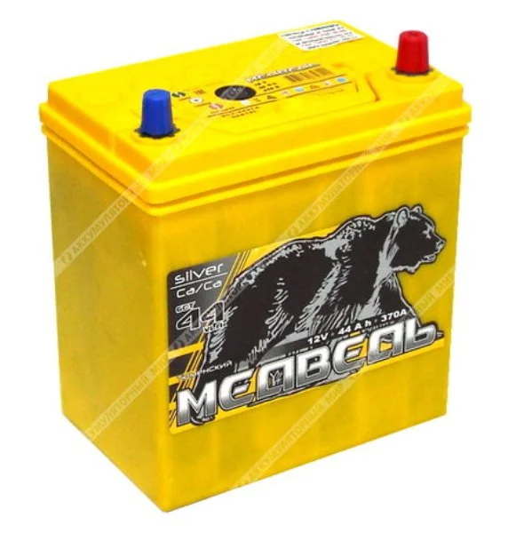 Аккумулятор Тюменский Медведь Asia 50B19L 44 Ач о.п. Фото 1