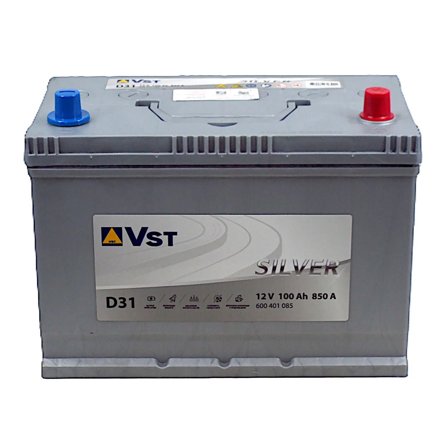 Аккумулятор VST Silver Asia D31 100 Ач о.п. Фото 1