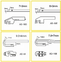 Щетка стеклоочистителя бескаркасная HOFER 16