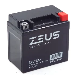 Аккумулятор ZEUS SUPER AGM 5 Ач о.п. (YTX5L-BS) Фото 1