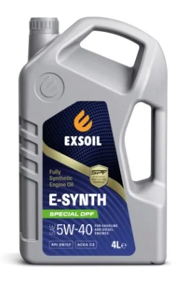 Масло моторное 5w40 EXSOIL E-SYNTH Special DPF 4л Фото 1