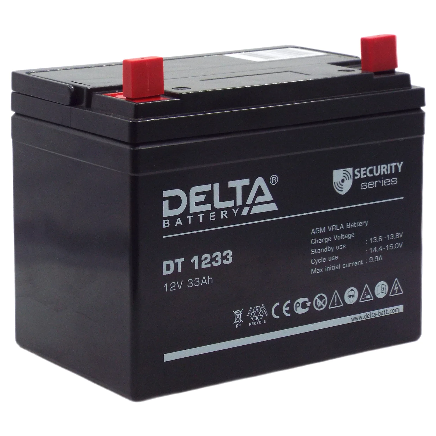 Аккумулятор Delta DT 1233 (для слаботочных систем)