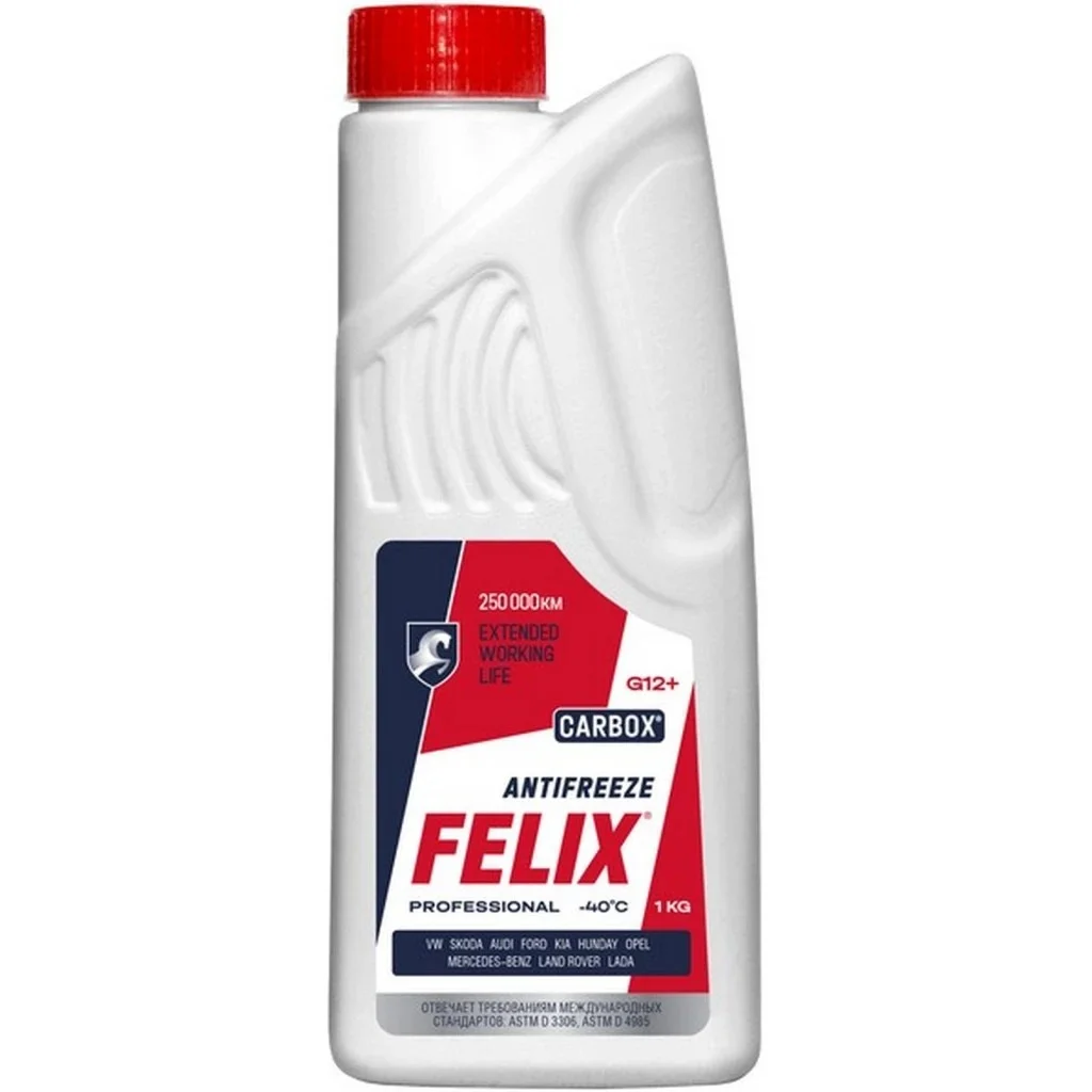 Антифриз FELIX Carbox G12+ красный, 1кг Фото 1