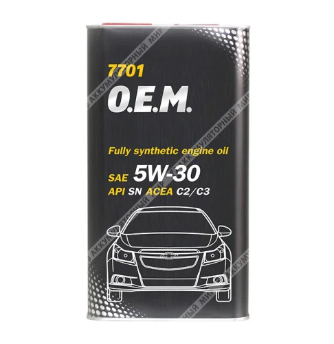 Масло моторное 5W-30 Mannol O.E.M. Chevrolet/Opel синтетическое 1л ж/б Фото 1