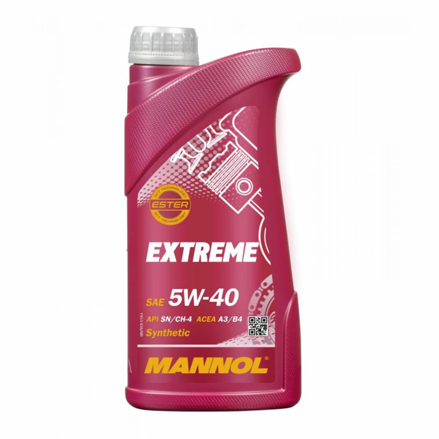 Масло моторное MANNOL Extreme 5W-40, 1л Фото 1