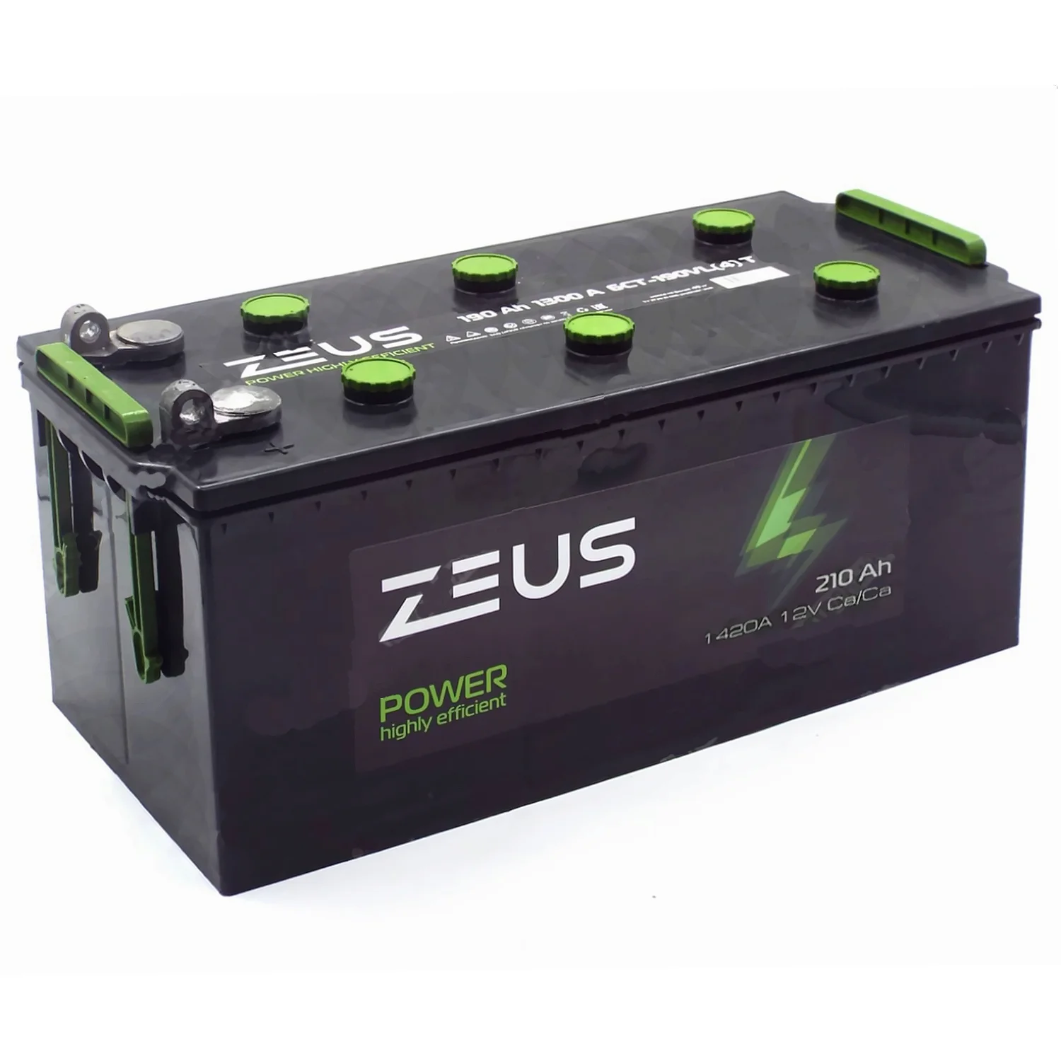 Аккумулятор ZEUS POWER 210 Ач п.п. клеммы под болт