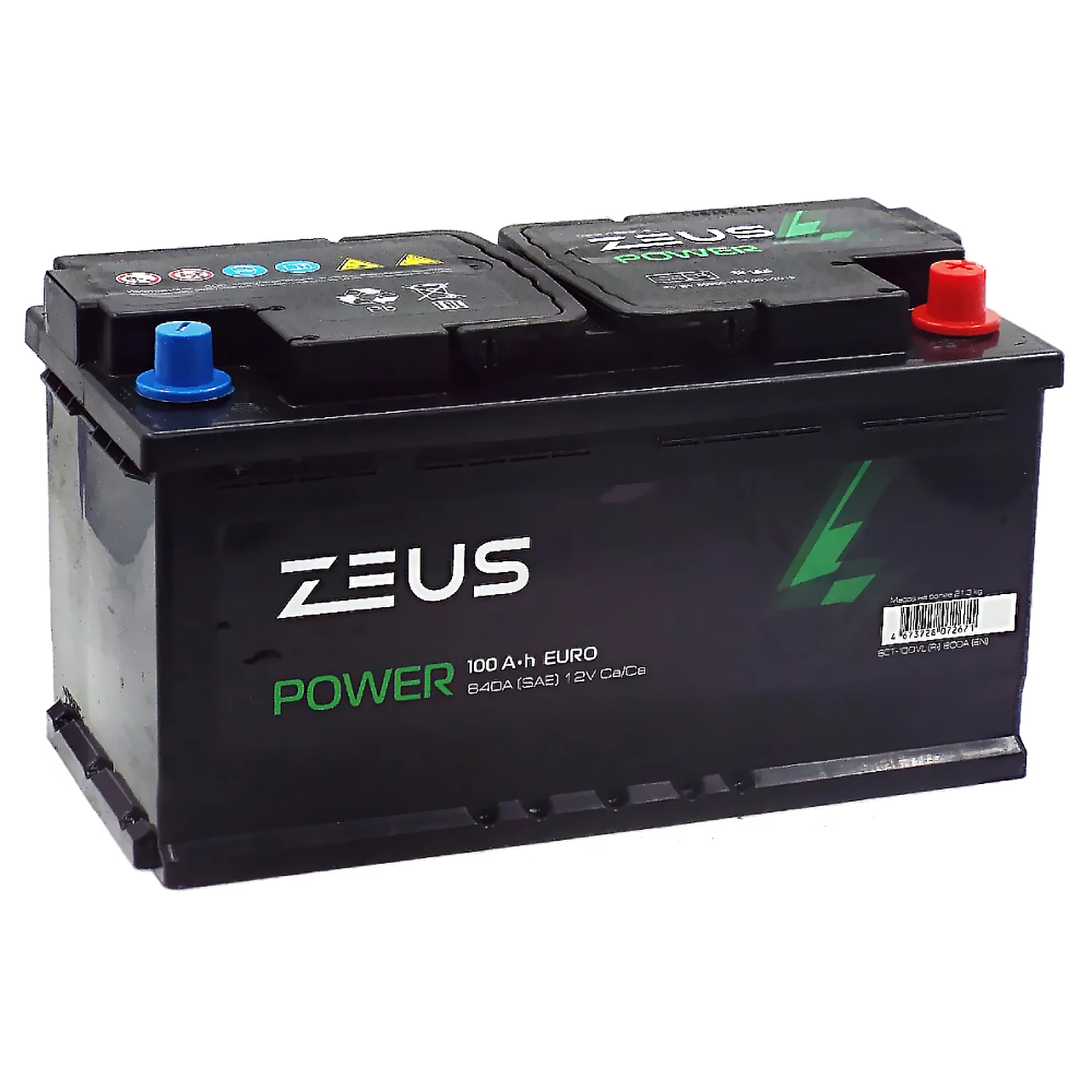 Аккумулятор ZEUS POWER 100 Ач о.п.