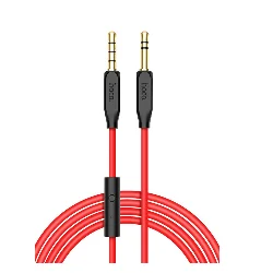 Кабель 3.5 Jack (M) - 3.5 Jack (M)  HOCO UPA12 черный 1м Фото 1