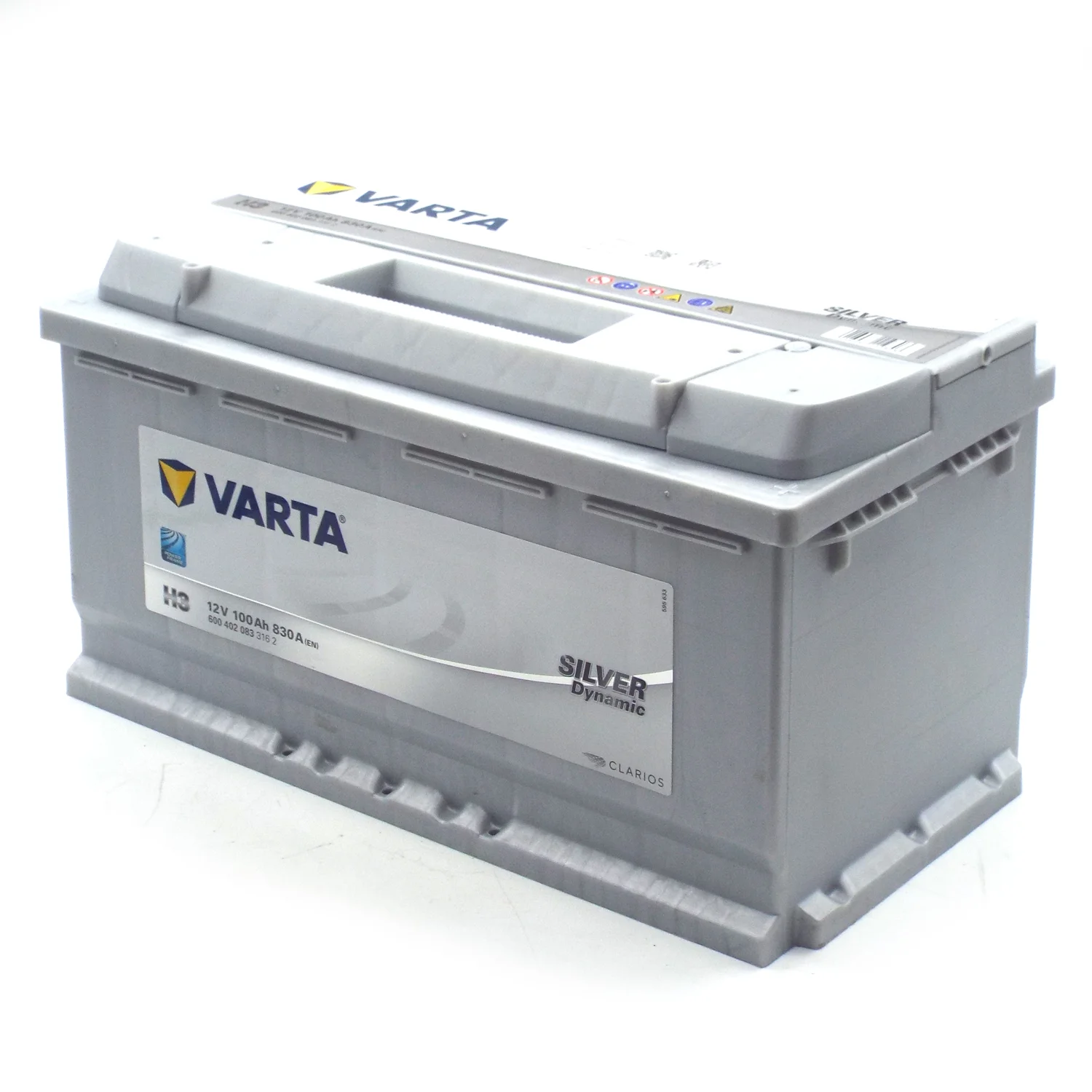 Аккумулятор VARTA Silver Dynamic H3 100 Ач о.п. Фото 1