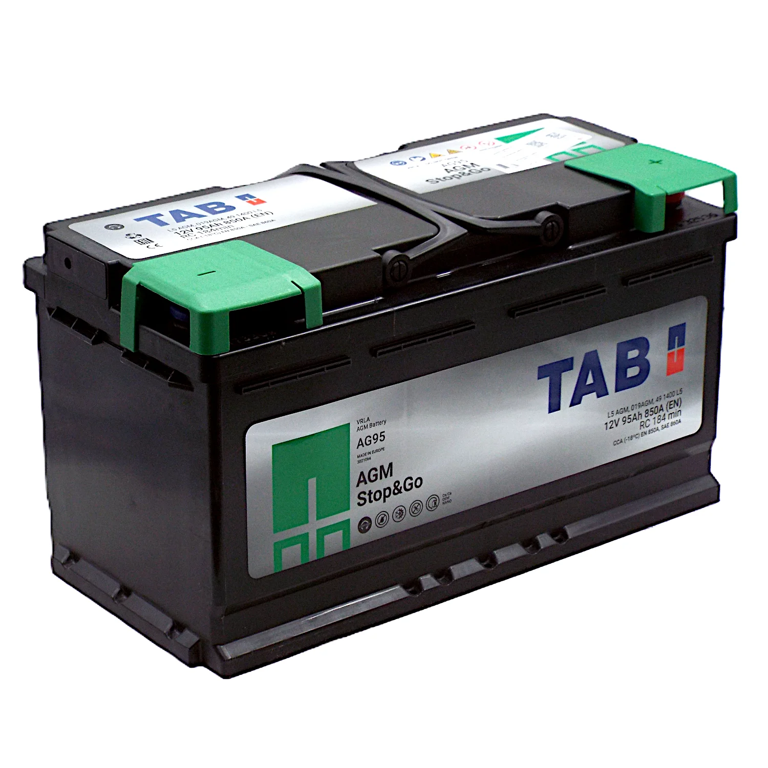 Аккумулятор TAB AGM 95 Ач о.п.