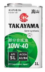 Масло моторное TAKAYAMA Safetec SL 10W-40, 1л Фото 1
